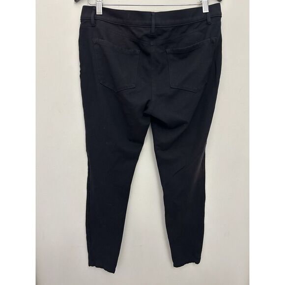LOFT Women's Black Pants Leggings Pockets Stretch Casual Workwear Size 12 - Picture 2 of 6